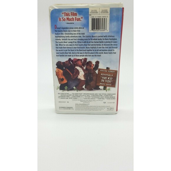 The Country Bears VHS Tape Case Family Movie Used Disney Clamshell 2002 - Picture 2 of 9